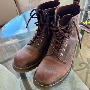 Dr. Marten brown leather boots